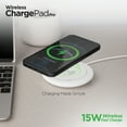 thumbnail image 3 of HyperGear ChargePad Pro 15W Wireless Fast Charger (CHARGER15W-PRNT), 3 of 12
