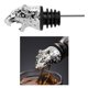 thumbnail image 4 of Cabeza de animal - Vertedor de vino, tapón para botella de vino para bar y hogar, vino de animales Leopardo, 4 of 7