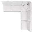 thumbnail image 4 of Modular Lounge Sectional Deep Sofa Set, White, Fabric, Modern Contemporary, Outdoor Patio Balcony Cafe Bistro Garden Furniture Hotel Hospitality, 4 of 10