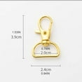 thumbnail image 2 of 10pcs Bag Accessories Handbags Clasps Handle Alloy Metal Lobster Clasp Swivel Clips Snap Hooks for Key Rings, 2 of 11