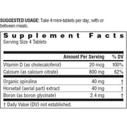 Calcium Citrate Mini-Tablets With Vitamin D | 120 Count | by Rainbow Light