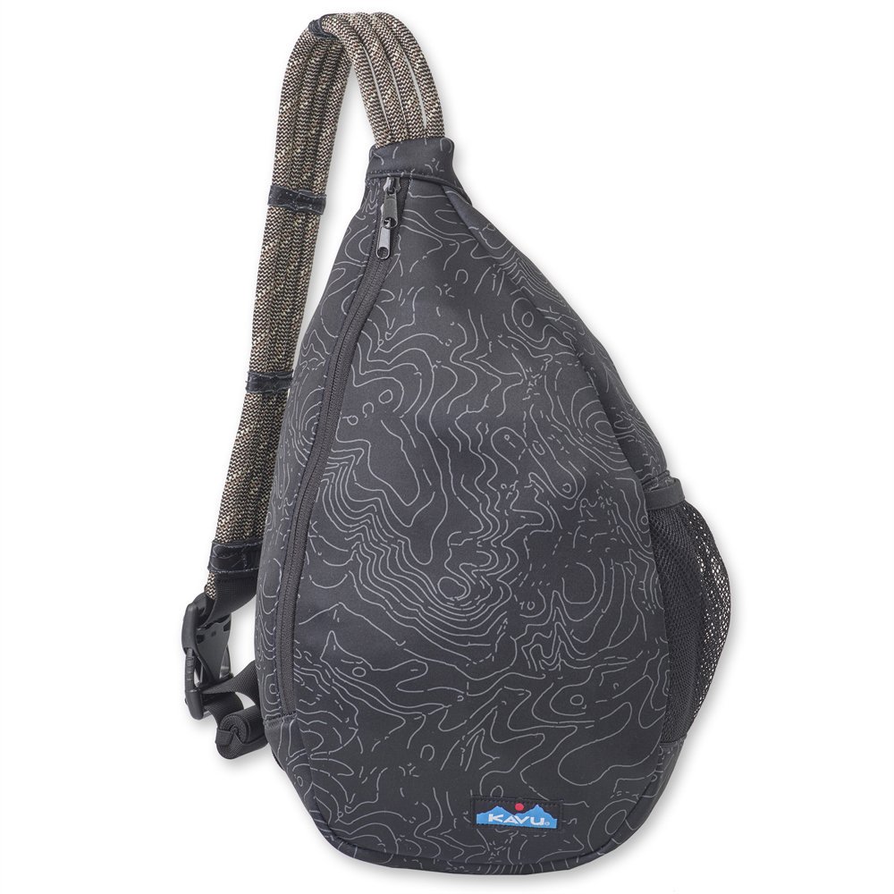 Kavu KAVU Saxton Pack, Black Topo, One Size