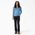 thumbnail image 4 of Dickies Women's Cooling Long Sleeve Pocket T-Shirt, Azure Blue, XS, 4 of 5