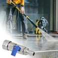 thumbnail image 1 of YWIYIUD 1PC Durable High Pressure Washer Kit 3/8 Quick ConnectFittings Practical PowerWasher Hose Accessories for Chicken Coops Greenhouse Touring Car and Camping, 1 of 8