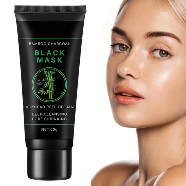 Fiudx Mascarilla Facial de Barro de Limpieza Profunda, Solución para Eliminar Puntos Negros, Tratamiento para Reducir Los Poros, Purificación de La Piel, Cuidado de La Piel Grasa, Envase Desprendible