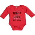thumbnail image 3 of Inktastic Im Your Fathers Day Gift Mom Says Youre Welcome in Pink Boys or Girls Long Sleeve Baby Bodysuit, 3 of 5