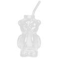 thumbnail image 2 of Copa de cristal con forma de oso y pajita, copa de cóctel, copa de vino, copa para beber bebidas, 2 of 8