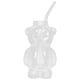 thumbnail image 2 of Copa de cristal con forma de oso y pajita, copa de cóctel, copa de vino, copa para beber bebidas, 2 of 8