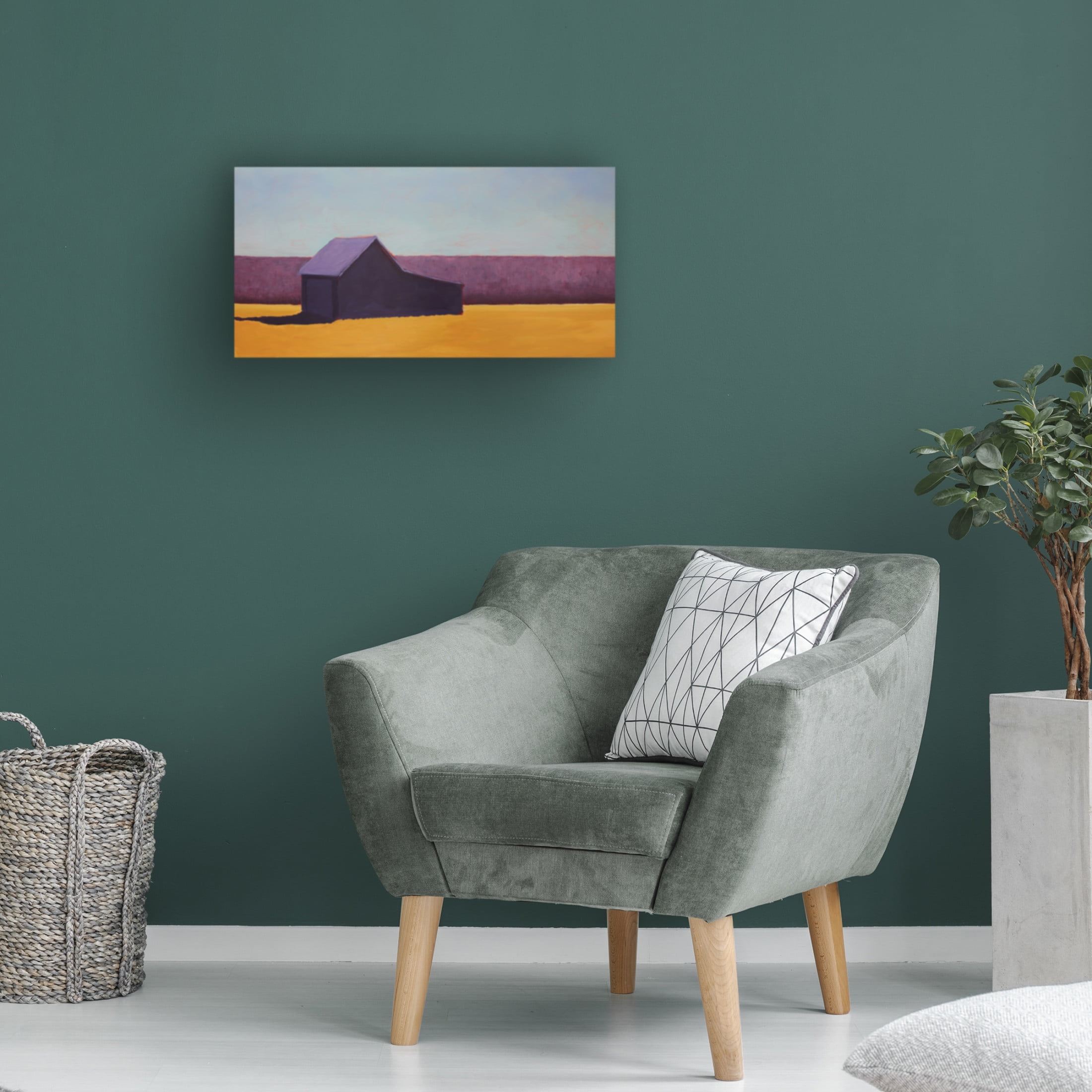 Trademark Fine Art Carol Young Barn on the Range II Canvas Wall Art