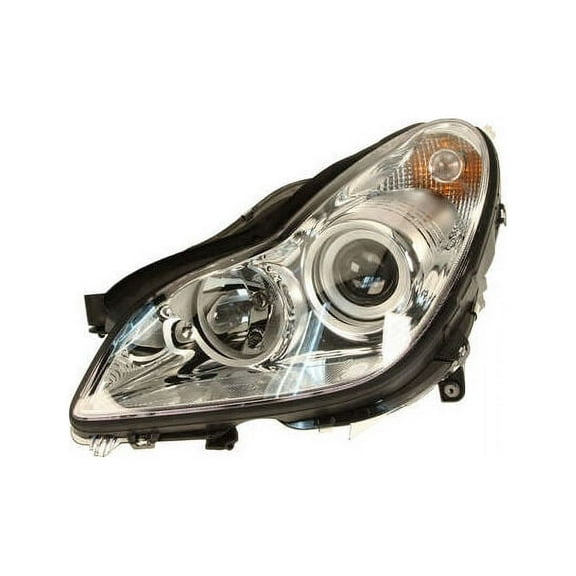 Left Driver Side Headlight Assembly - Compatible with 2007 - 2011 Mercedes-Benz CLS550 (Models without LED High Performance Headlights Only) 2008 2009 2010