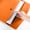 Orange, variant on Sktrjpolfis A4 Leather Document Bag, Waterproof File Folder with Removable Hand Strap, 13x9.4in Organizer for Office Business Travel