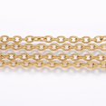 thumbnail image 2 of 304 Stainless Steel Cable Chains Unwelded Oval Golden 4.5x1mm 10ms, 2 of 2