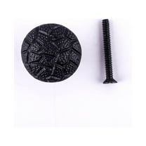 Iron Kitchen Cabinet Knob Black Round Cobble Stone style Kitchen Cabinet Hardware|Renovators Supply