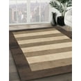 thumbnail image 2 of Ahgly Company Indoor Square Abstract Brown Abstract Area Rugs, 3' Square, 2 of 6