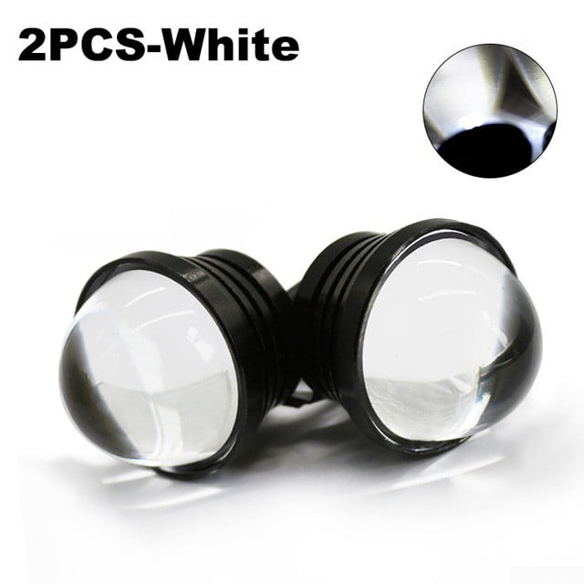 White 1-SMD LED Projector Lens Side Light Bulbs Upgrade 'HID' Parking Lamps