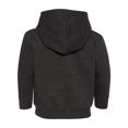 thumbnail image 4 of Couver Toddler Fleece Long Sleeve Hooded Pullover Sweatshirt with Side Seam Pockets, VINTAGE SMOKE 5/6, 4 of 4