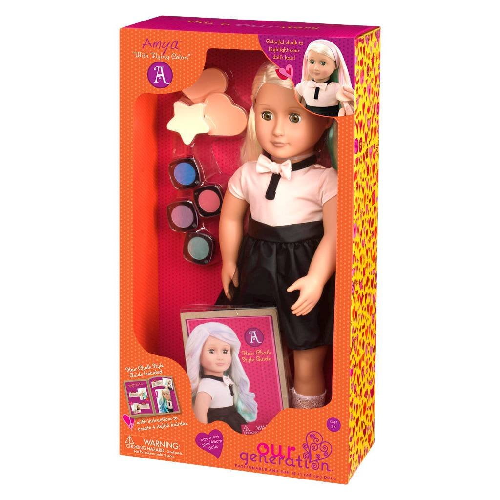 our generation doll hair chalk