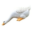 thumbnail image 3 of Simulation Duck Statue Cute Resin Animals Ornament Creative Outdoor Landscape Decor for Garden Courtyard Lawn(L), 3 of 3