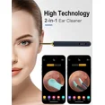 thumbnail image 2 of Jinsinto Earwax Removal Tool, Ear Tweezers and Ear Spoons All-in-one Design, Ear Cleaner with LED Light, Ear Borescope, Digital Otoscope with 10.0 Megapixel Camera for iPhone and Android Mobile Phone, Tablet (Blue), 2 of 5