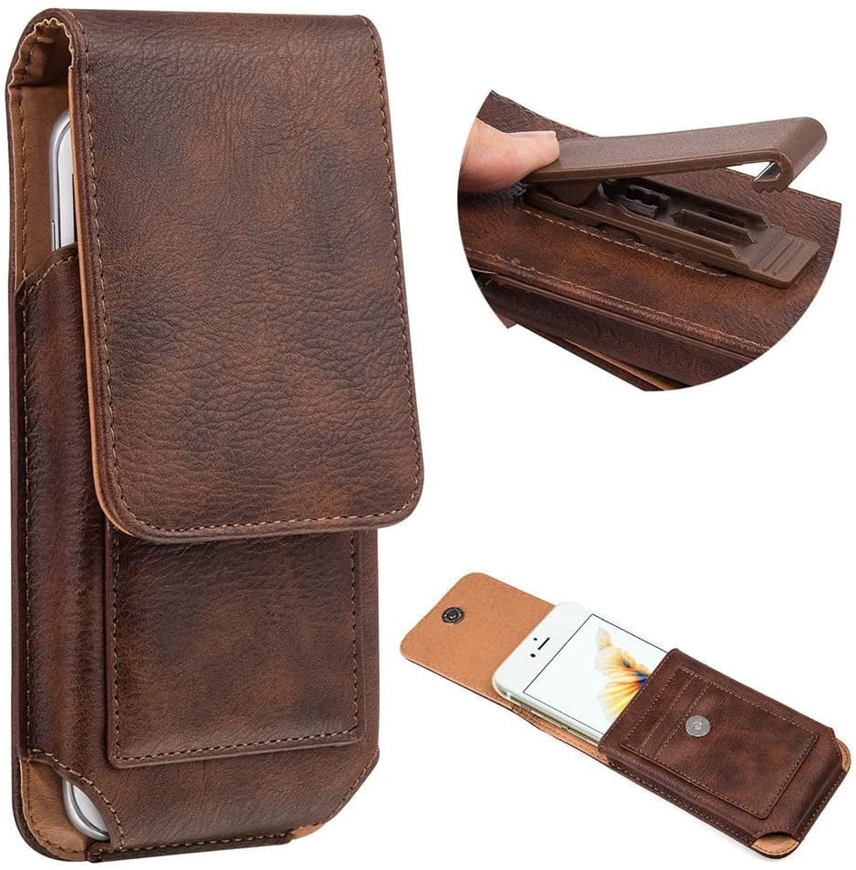 Premium PU Leather Swivel Belt Clip 