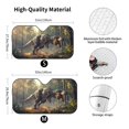thumbnail image 5 of Yiaed Jungle Dinosaur Print Car Windshield Sunshade Front Auto Car Front Window Sun Shade Foldable Sun Visor Shield Cover Auto Accessories for Sedan SUV Truck-Medium, 5 of 5