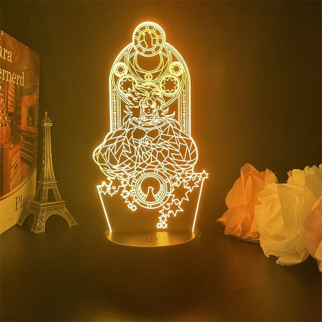 Luz nocturna LED 3D Saints Seiyas Leos Mycenaes Sagas