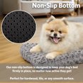 thumbnail image 6 of MidWest Quiet Time Dog Bed & Crate Mat, Deluxe Ombre Swirl, 42", Gray, 6 of 6
