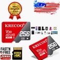 thumbnail image 1 of Memoria Micro SD 256GB Clase 10 de Alta Velocidad, Tarjeta Flash para Smartphone, Cámara, Computadora y Sistema de Navegación, 1 of 10