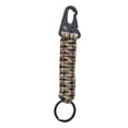 thumbnail image 2 of Scienceny LLavero de Paracord, mosquetón extraíble para exteriores, llavero de emergencia de supervivencia, cuerda, colgante portátil, cordón Herramientas eléctricas Camuflaje, 2 of 6