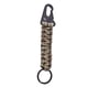 thumbnail image 2 of Scienceny LLavero de Paracord, mosquetón extraíble para exteriores, llavero de emergencia de supervivencia, cuerda, colgante portátil, cordón Herramientas eléctricas Camuflaje, 2 of 6