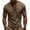 Khaki, variant on Yiaimeir Men's American Slim Trend Deep V-neck Button WithT-Shirt Streetwear,Size M-3XL
