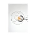 thumbnail image 3 of Living District Rogelio 2-Light Iron & Glass Bath Sconce in Chrome/Clear, 3 of 5