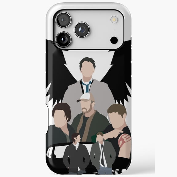 Supernatural Season Four Art iPhone Case 17 through 11 Pro Max