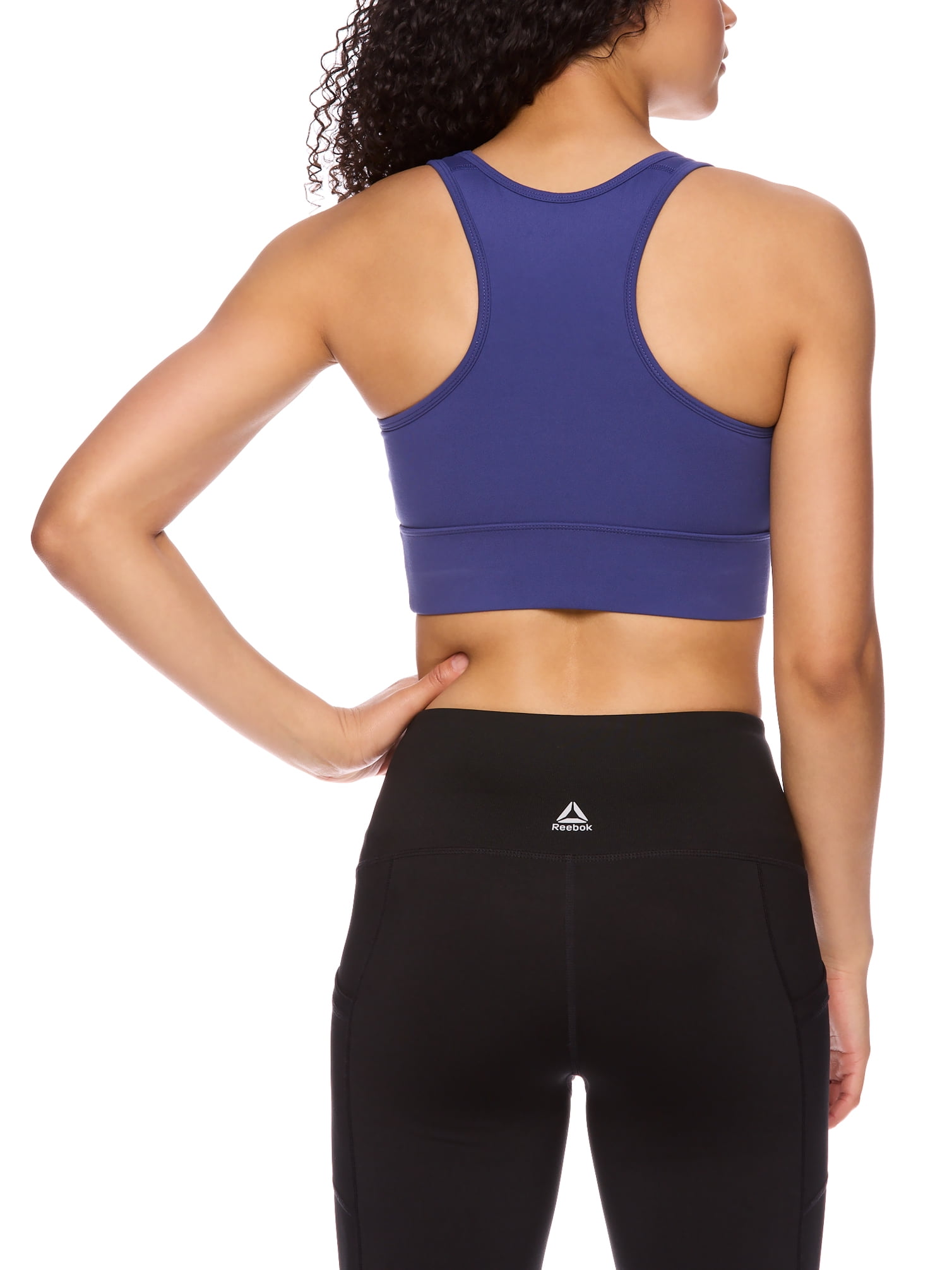 Reebok Women's Renew Longlined Printed Sports Bra with Removable Cups