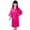 Rose Red, variant on KYAIGUO Baby Kids Girls Silky Satin Robes Pajamas Youth Summer Solid Color Bathrobe Toddler Medium Length Night-Robe Loungewear,Sizes 2-14Y