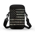 thumbnail image 2 of HELLHERO Camouflage American Flag Women Shoulder Bag Polyester Double-layer for Travel, 2 of 5