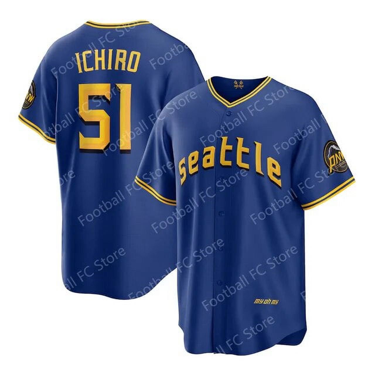 2024 New Hernandez Seattle Mariners 34 Player Jersey Baseball 
