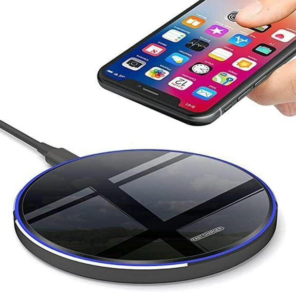 FU1999Wireless Charger 30W，Wireless Charger Pad Fast Wireless Charging Compatible with Galaxy S24/S23/S22/S21/S20/S10, Fast Charger Compatible with iPhone 16/15/14/13/12/11 Series