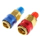 thumbnail image 2 of Adaptador de acoplador rápido R134a,Conector rápido de aire acondicionado,Acoplador de lado bajo alto,Acopladores de conector rápido R134a,Conector de montaje de reequipamiento de A /, 2 of 7