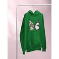 thumbnail image 3 of Become The Change Butterfly. Hoodie Women -Image by Shutterstock, Female Small, 3 of 4