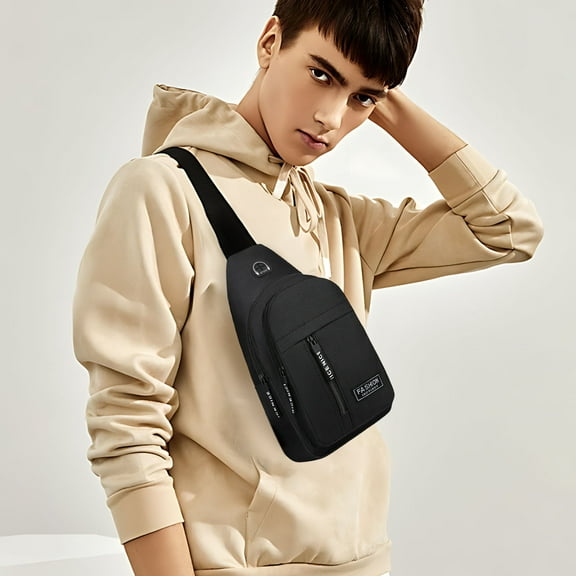 Oefntac Models Matching Chest Bag Men Women Sports Leisure Bag Crossbody Bags Custom Fanny Pack Men Women Adjutable Belt Packs Fannypack Running Travel Hiking