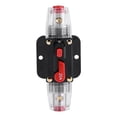 thumbnail image 2 of TOPINCN Disjoncteur Auto, DC12V-24V Disjoncteur Auto Réinitialisation Fusible Intégré Système Audio/vidéo Protection, Disjoncteur, 2 of 8