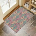thumbnail image 4 of Bohemian Beige Geometric Diamond Pattern Design (1) Door Mat 30 X 17 Inch Welcome Doormat Indoor Outdoor Entrance Floor Mat Non Slip Spring Summer Decor Rubber Mats, 4 of 6