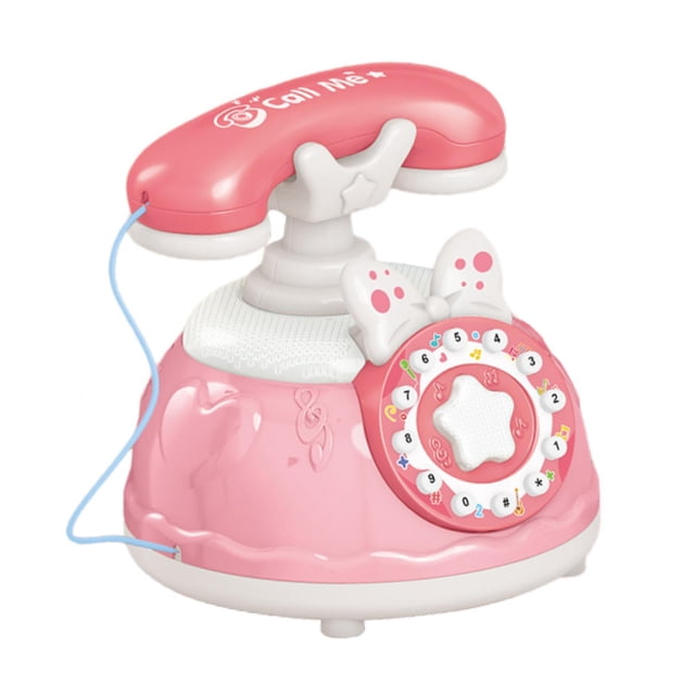 Teléfono de Juguete Strade Fareast Limited Rosa Educativo Musical con Luz y Sonido