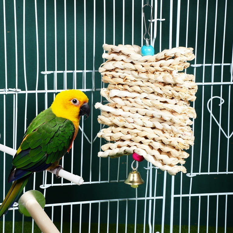 Bird Chewing Toy Rope Bridge for Birdcage Suspension Ladder Wooden Playset Accessories Cages Pet Toys