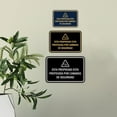 thumbnail image 3 of Signs ByLITA Classic Framed Esta Propiedad Esta Protegida Por Camaras De Seguridad Graphic Spanish Security Sign (Black) - Medium, 3 of 6