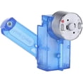 thumbnail image 5 of Mini Hand Crank Electric Generator DC Emergency Power Supply Manual Dynamo Power with Blue Transparent Acrylic Case, 5 of 5