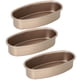 thumbnail image 1 of 3 Piezas Moldes Antiadherentes para Tartas de Forma Ovalada, Molde para Pan, Tarta de Queso, Bandeja para Hornear para Horno y Horneado, 1 of 5