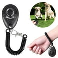thumbnail image 3 of Farfi Pet Trainer Oval Shape Elastic ABS Dog Training Clicker for Outdoor (Yellow), 3 of 13
