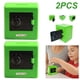 thumbnail image 1 of JShteea Cajas Dinero Cerradura Combinación Caja Almacenamiento Ahorro Monedas Caja Efectivo (Verde), 1 of 6
